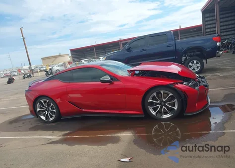2021 Lexus Lc 500 z USA, uszkodzony, nr VIN JTHAP5AY2MA101170